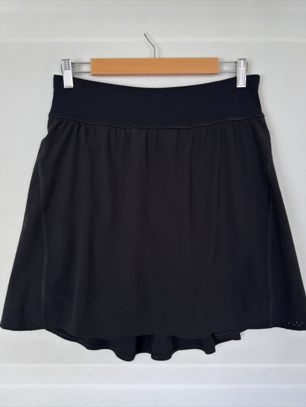Spanx Get Moving Skort Women’s Large Black Shape Athletic Running Tennis Skirt